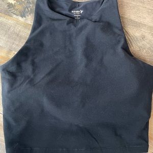 Old Navy black long workout bra